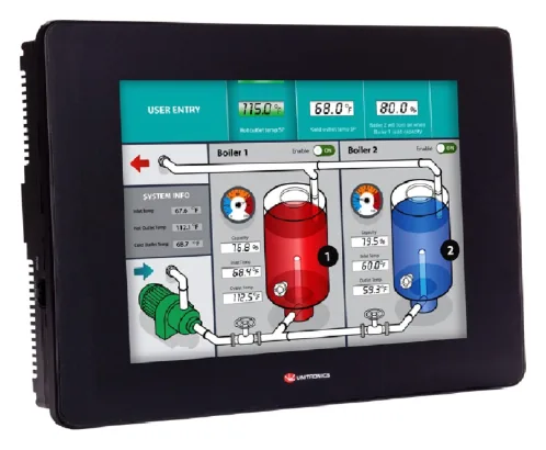 PLC+HMI UniStream® con UniLogic®